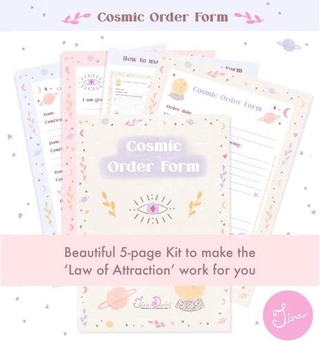 Cosmic Order Form - Law of Attraction