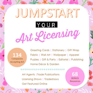 BUNDLE of 2 Company Directories - 'Jumpstart Your Art Licensing 1 & 2'